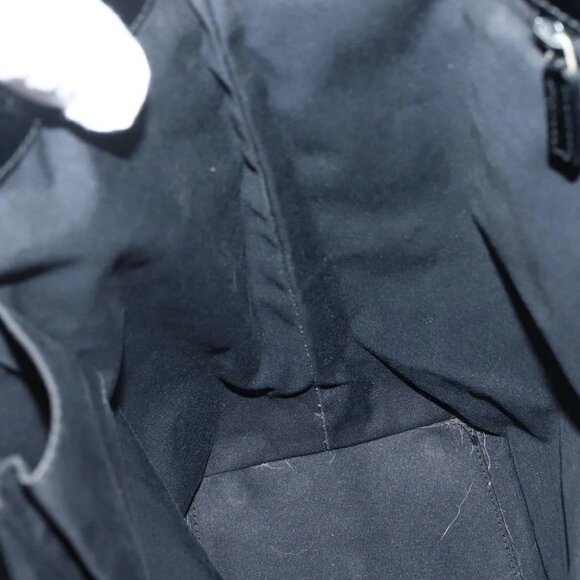 GUCCI GG Canvas Tote Bag Black Gold Auth - Picture 14 of 16